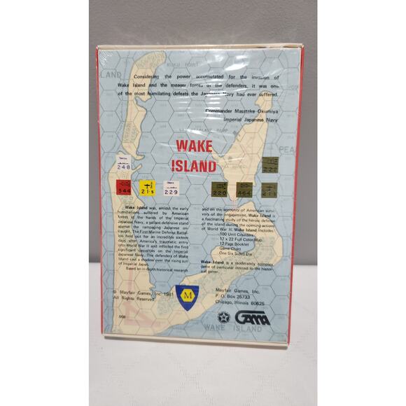Mayfair Games New Sealed Wake Island 1981 - Picture 3 of 3